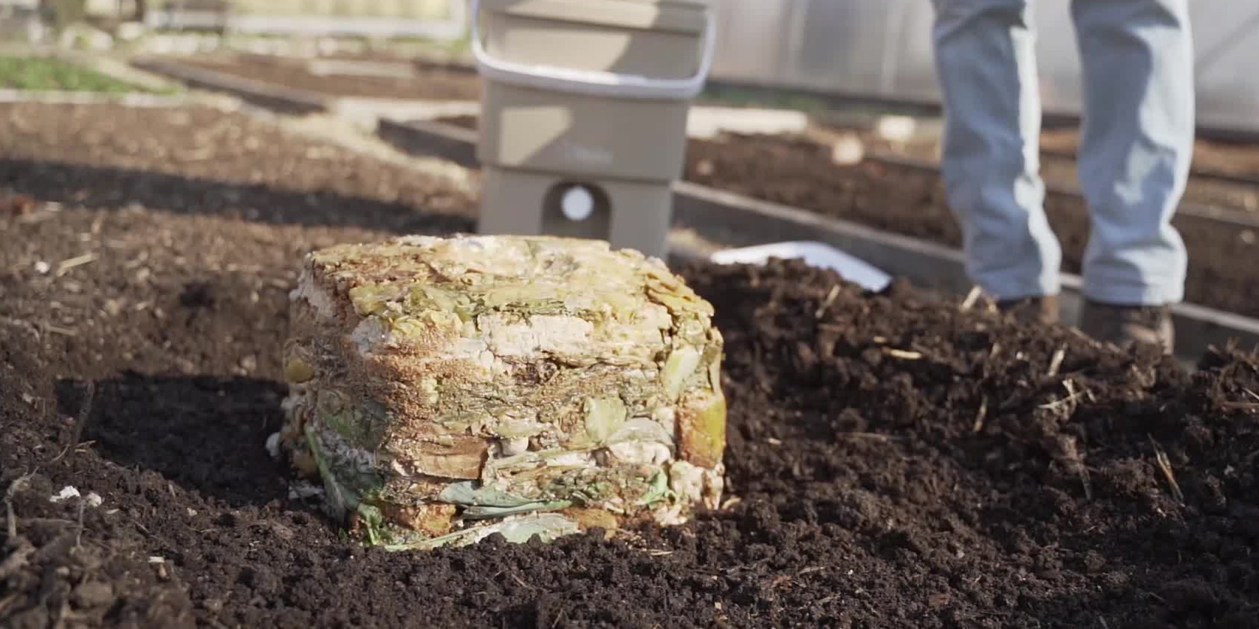 How long does it take to convert food into bokashi compost?